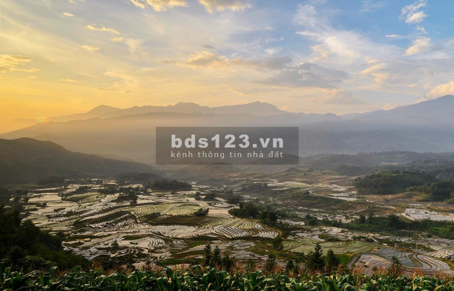 Lô đất view ruộng bậc thang đẹp nhất Y Tý. 0822356688
