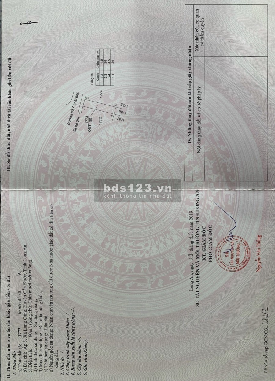 Cần bán gấp đất long cang nằm trên đường Nguyễn Trung Trực cạnh khu công nghiệp Thuận Đạo