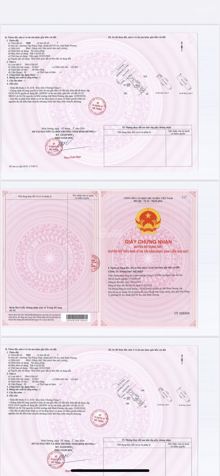 Bán nhà hoàn thiện, đã có sổ hồng mặt tiền trung tâm Dĩ An, Bình Dương, có ngân hàng cho vay
