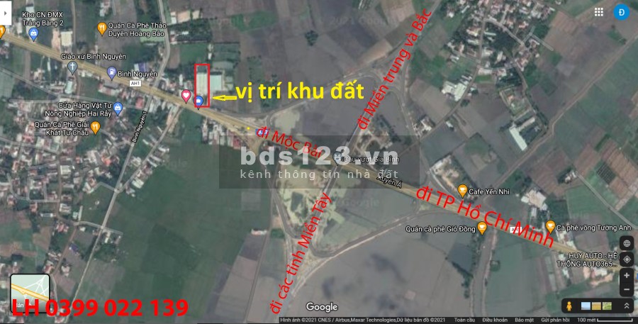Đất nhà xưởng Trảng Bàng – Tây Ninh, dt 3.188m2