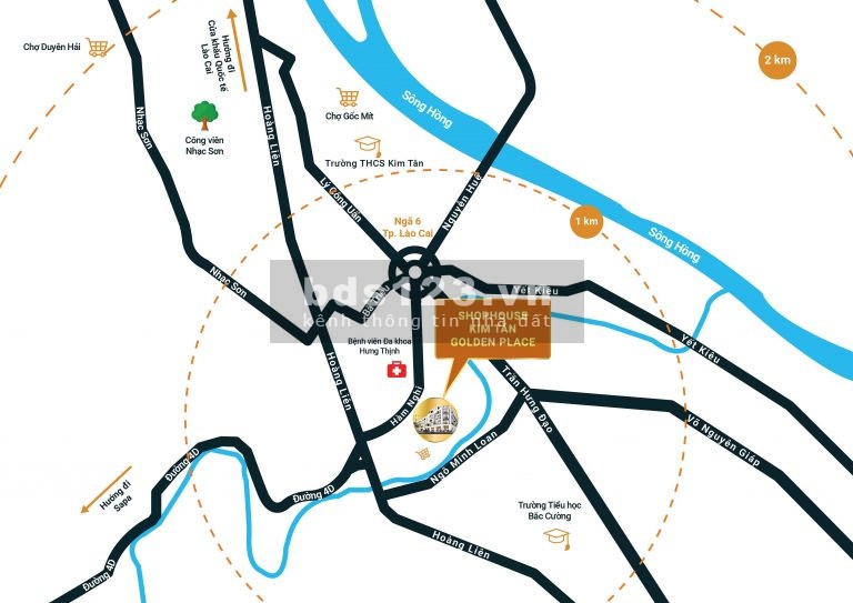 Shophouse Golden Place Kim Tân Lào Cai, điểm đến đầu tư sinh lời bậc nhất Tây Bắc. LH:0366336980