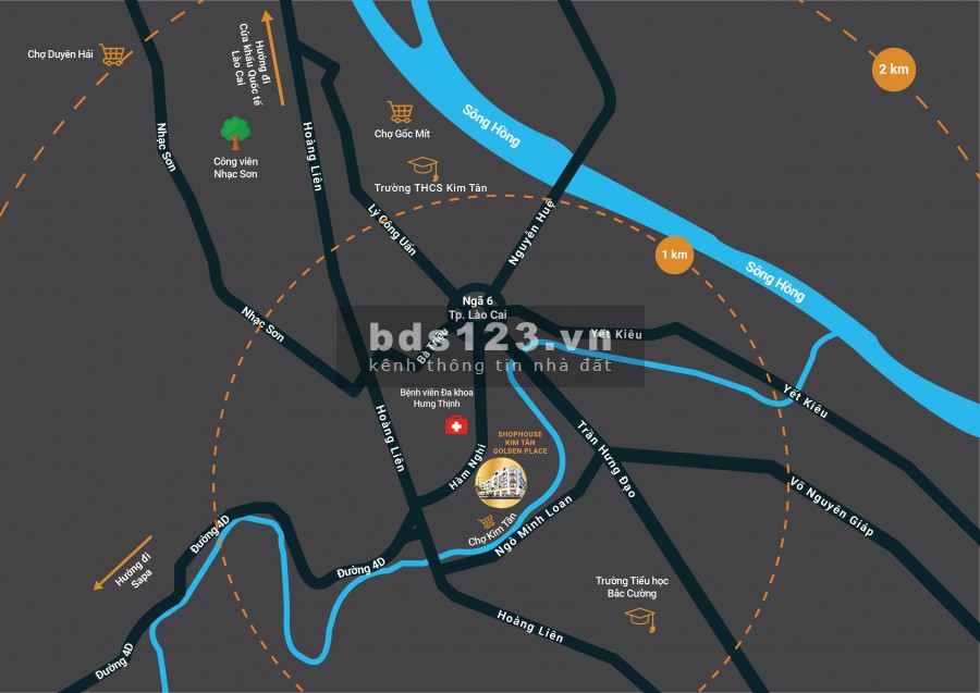 Mở bán shophoue Golden Place Kim Tân Lào Cai, vị trí đẹp giữa lòng Lào Cai. LH : 0366336980
