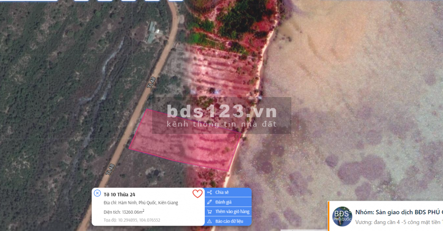 1,3ha Mặt Biển Bãi Bổn Phú Quốc Giá Mùa Covid