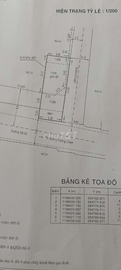 Chính chủ bán nhà 64, TTN13, Phường Tân Thới Nhất, Quận 12, Tp Hồ Chí Minh