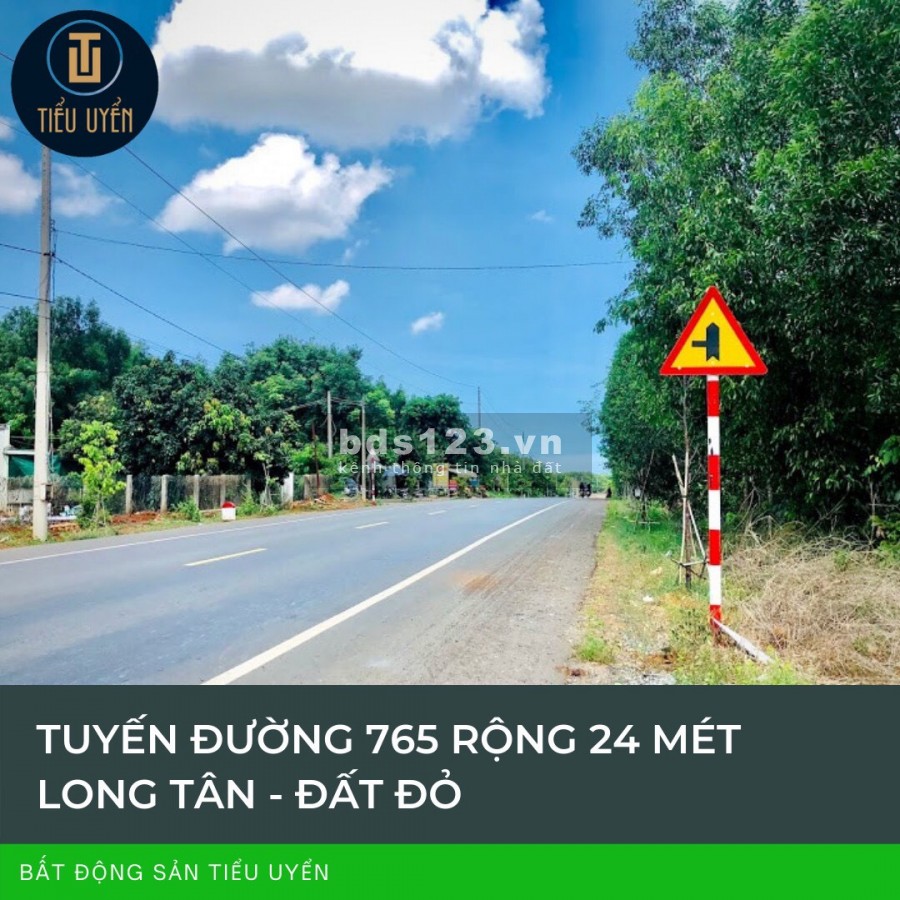 Bán lô đất Long Tân Đất Đỏ với sổ đỏ từng nền, vị trí thuận tiện