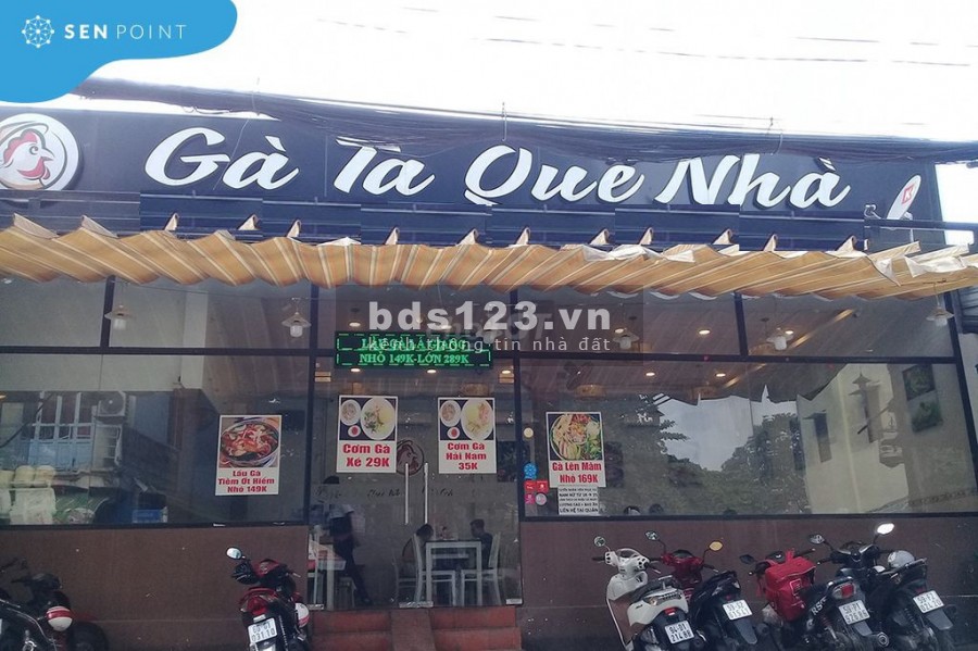 Cho thuê NNC Mặt tiền Trần Quang Diệu, P.9, Q. 3. ngang 15m, giá 45tr, khu tập trung ăn uống
