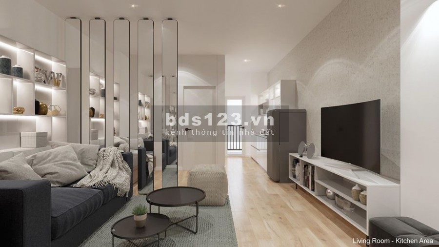Cần bán gấp căn 2 pn, view sông Hà Thanh, dt 64m2, chỉ 1.3 tỷ, dự án Ecolife lh 098 631 5454