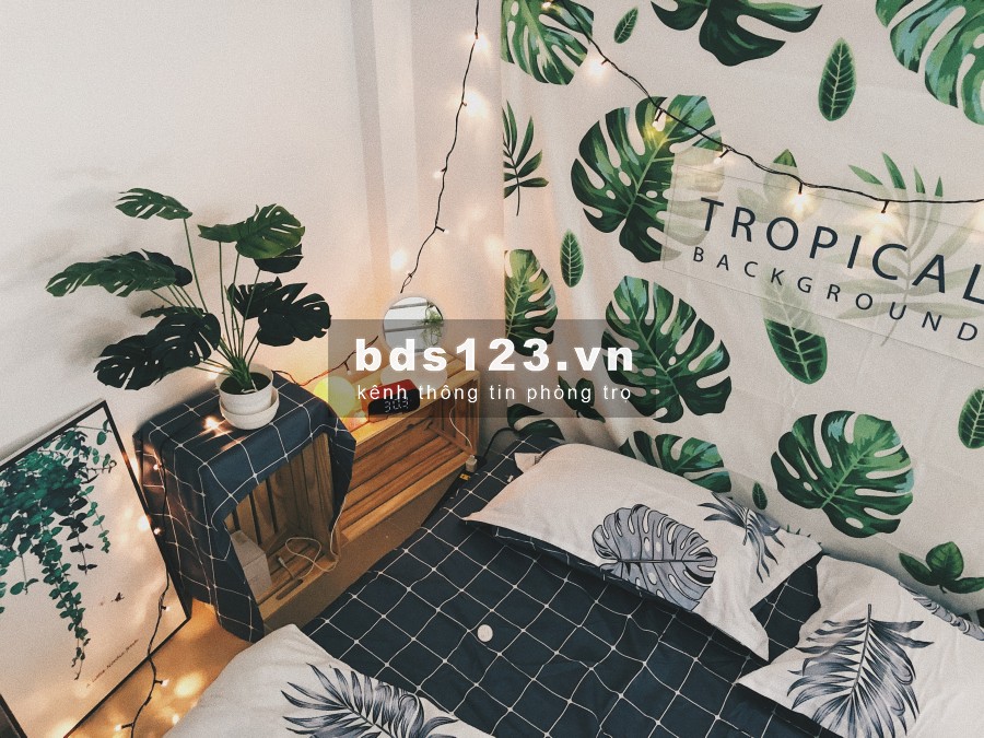 Phòng trọ có gác (Duplex) CV Làng Hoa – Full nội thất mới keng xà beng