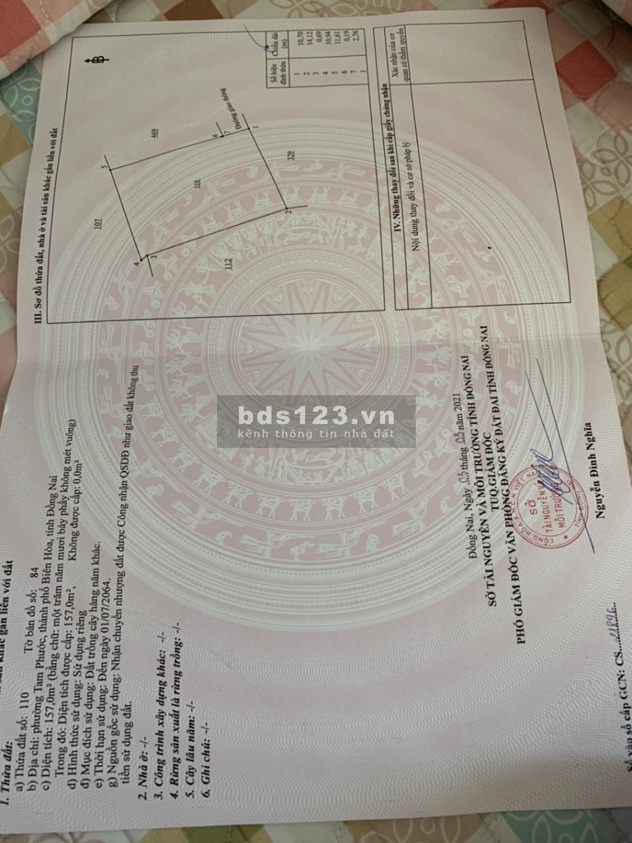 Đất Chính Chủ Ngay Ngã 3 Thái Lan Sẵn Sổ 17x11 Giá 1,1 Tỷ