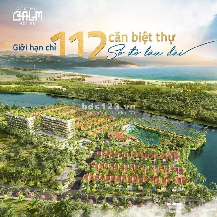 Sở hữu biệt thự ven sông Hội An, 70% cây xanh, môi trường trong lành