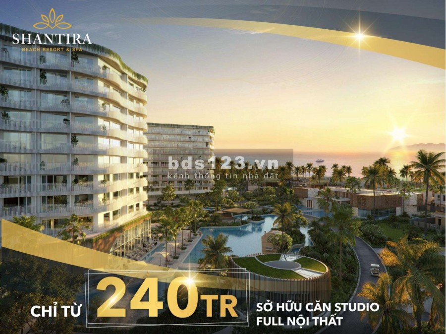 Chỉ từ 246 triệu sở hữu ngay căn Studio full nội thất 100%, view biển An Bàng, Hội An, đầu tư thu nhập 249 triệu/năm