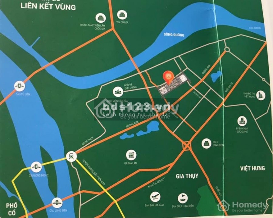 Chung cư hot nhất trung tâm quận Long Biên 2,5 tỷ; gần phố Cổ, bàn giao nội thất liền tường. Diện tích từ 73 - 104m2