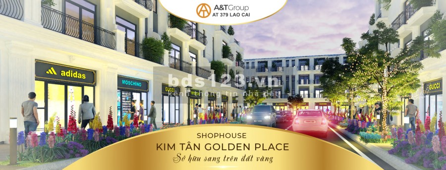 Kim Tân Golden Place phố kinh doanh sầm uất bậc nhất trung tâm Lào Cai tiện ích đủ