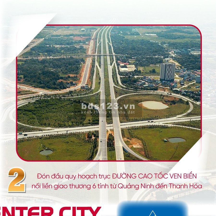 Bán đất DA Tiền Hải Center City khu công nghiệp Tiền Hải Thái Bình giá 25 triệu/m2