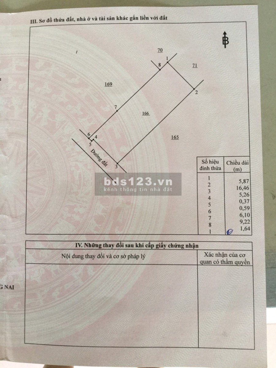 Thiếu vốn cần bán 98m2 đất ở xã Đại Phước, Nhơn Trạch, Đồng Nai. 1,8 tỷ