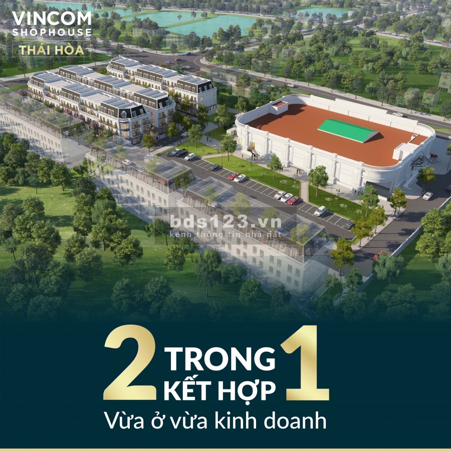 Đầu tư đẳng cấp sinh lời cao với Vincom Shophouse Thái Hòa - Nghệ An