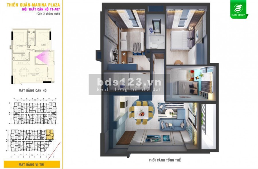 Căn hộ cao cấp Thiên Quân Plaza Cần Thơ, giá 2.834 tỷ, chính chủ