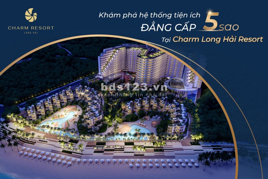 Mở Bán 24 Căn Villa View Biển Tại Dự Án Charm Resort Long Hải - CĐT: 0905566183