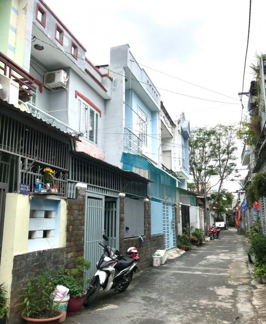 Nhà Hẻm Xe Hơi Thông Tân Thới Hiệp Q12 5,3mx11m Giá 3,28 Tỷ