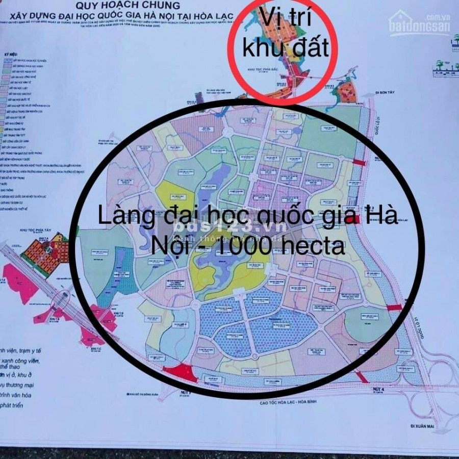 Tái định cư Đại Học Quốc Gia tại Hòa Lạc