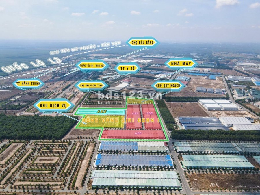BÁN LÔ ĐẤT NGAY QUỐC LỘ 13 LIỀN KỀ KCN, 200M2, 500 TRIỆU