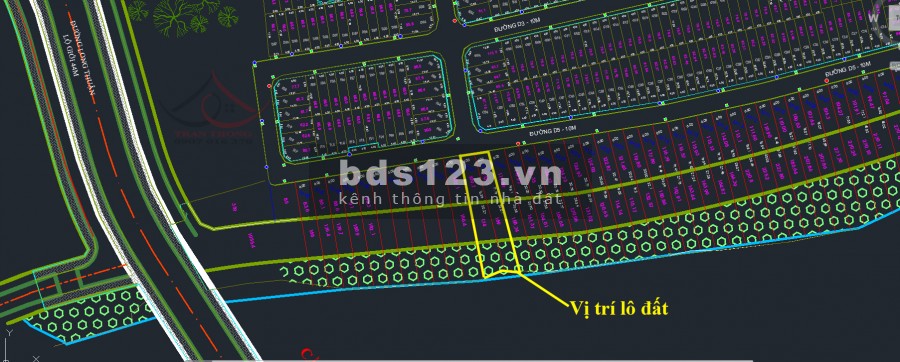 Bán đất nền quận 9 biệt thự ven sông đảo kim cương, 9 tỷ - 280m2 Phường Trường thạnh, Tp.Thủ Đức
