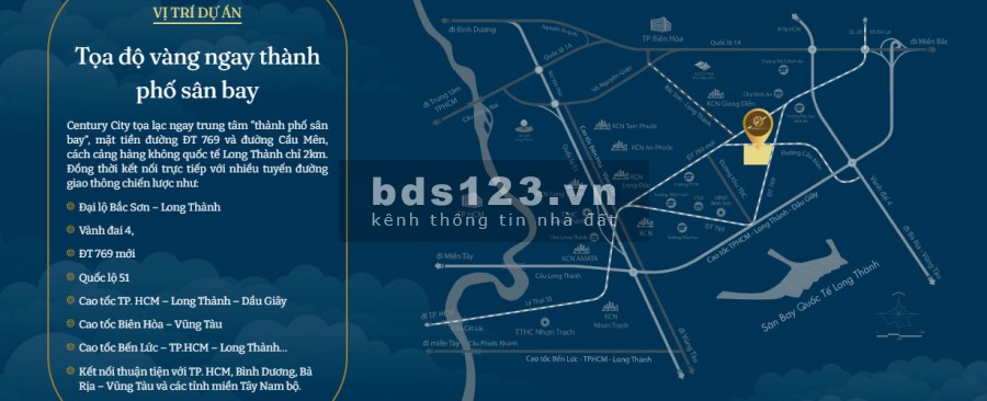 Century City - Khu dân cư dành cho 100.000 nhân viên sân bay Long Thành