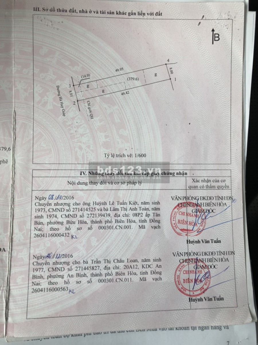 Toà nhà văn phòng số 180 Hà Huy Giáp, thành phố Biên Hoà, giá 46 tỷ