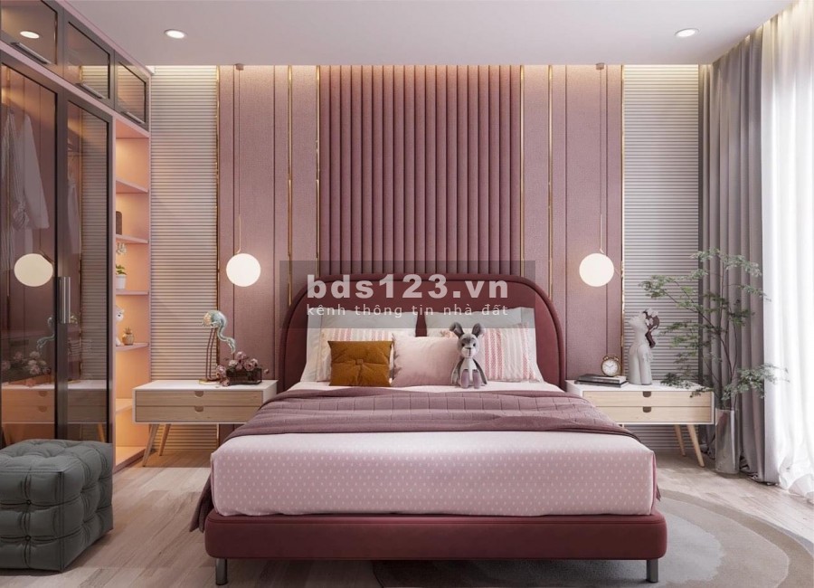 Căn hộ 2 phòng ngủ 1 vệ sinh ở dự án HT Pearl Dĩ An, Thành phố Bình Dương