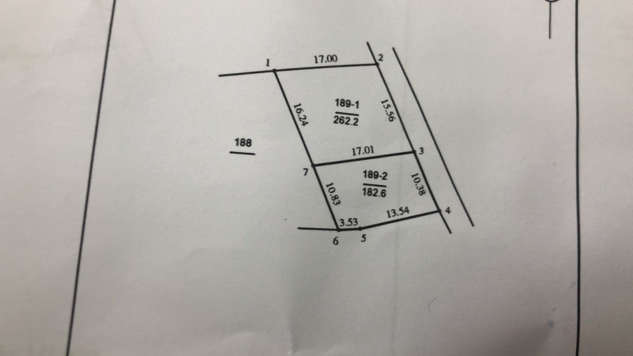 Do chuyển đổi mục đích cần bán lại lô đất 182m2 mặt bờ kênh thôn thái lai xã minh trí