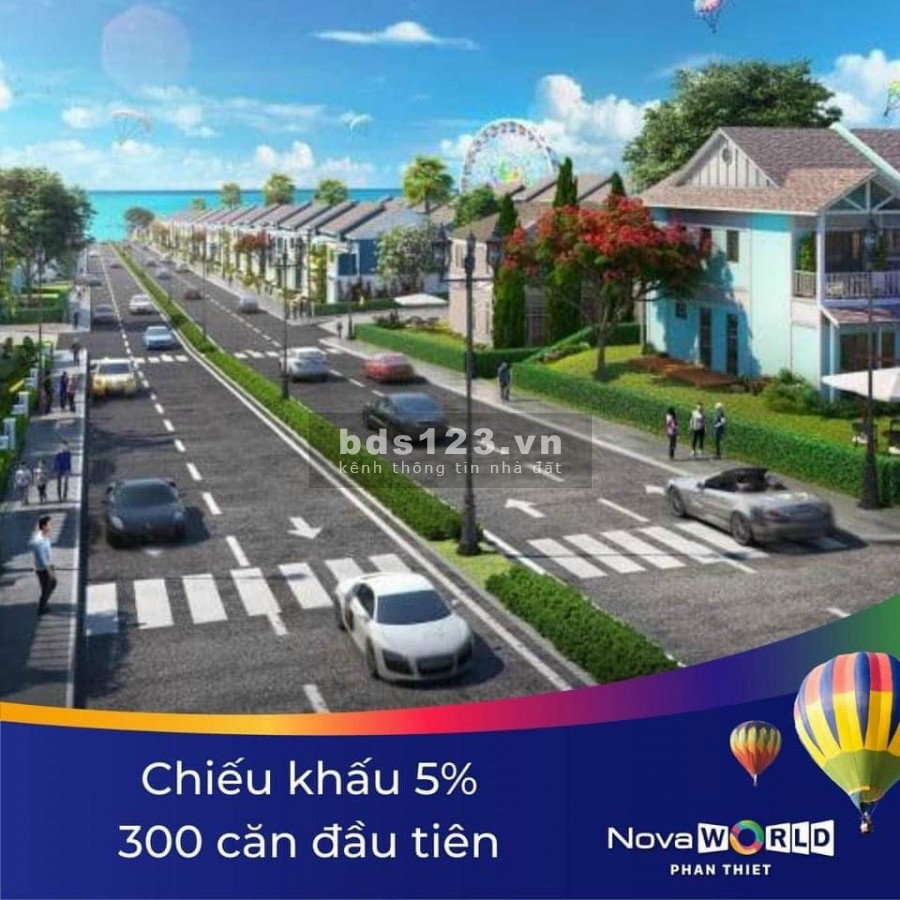 Giảm ngay 890 triệu khi mua nhà phố, biệt thự và shophouse biển Florida Novaland Phan Thiết