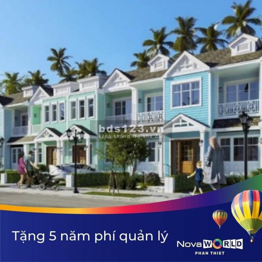 Giảm ngay 890 triệu khi mua nhà phố, biệt thự và shophouse biển Florida Novaland Phan Thiết