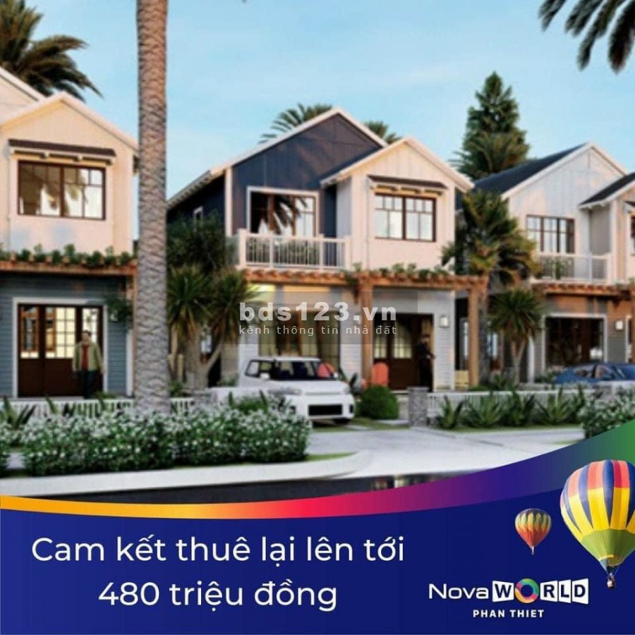 Giảm ngay 890 triệu khi mua nhà phố, biệt thự và shophouse biển Florida Novaland Phan Thiết