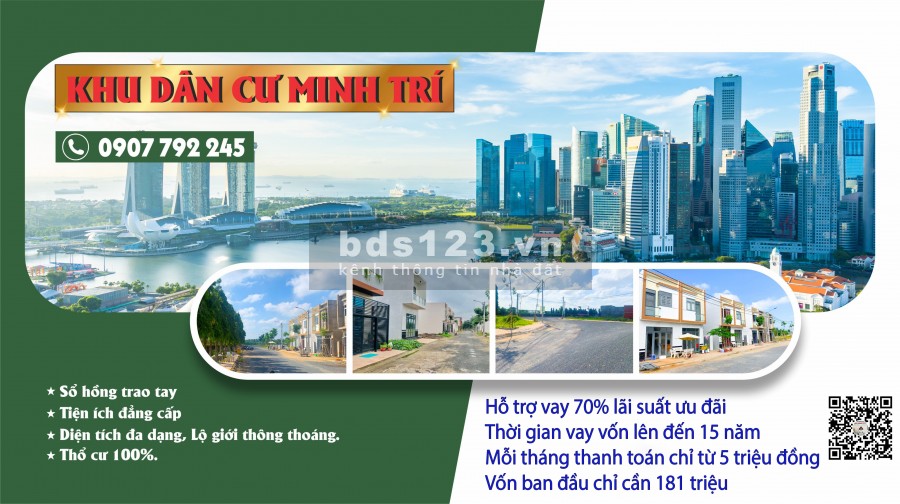 Đất Nền KDC SỔ ĐỎ. Vốn Ban Đầu Chỉ Cần 181 Triệu