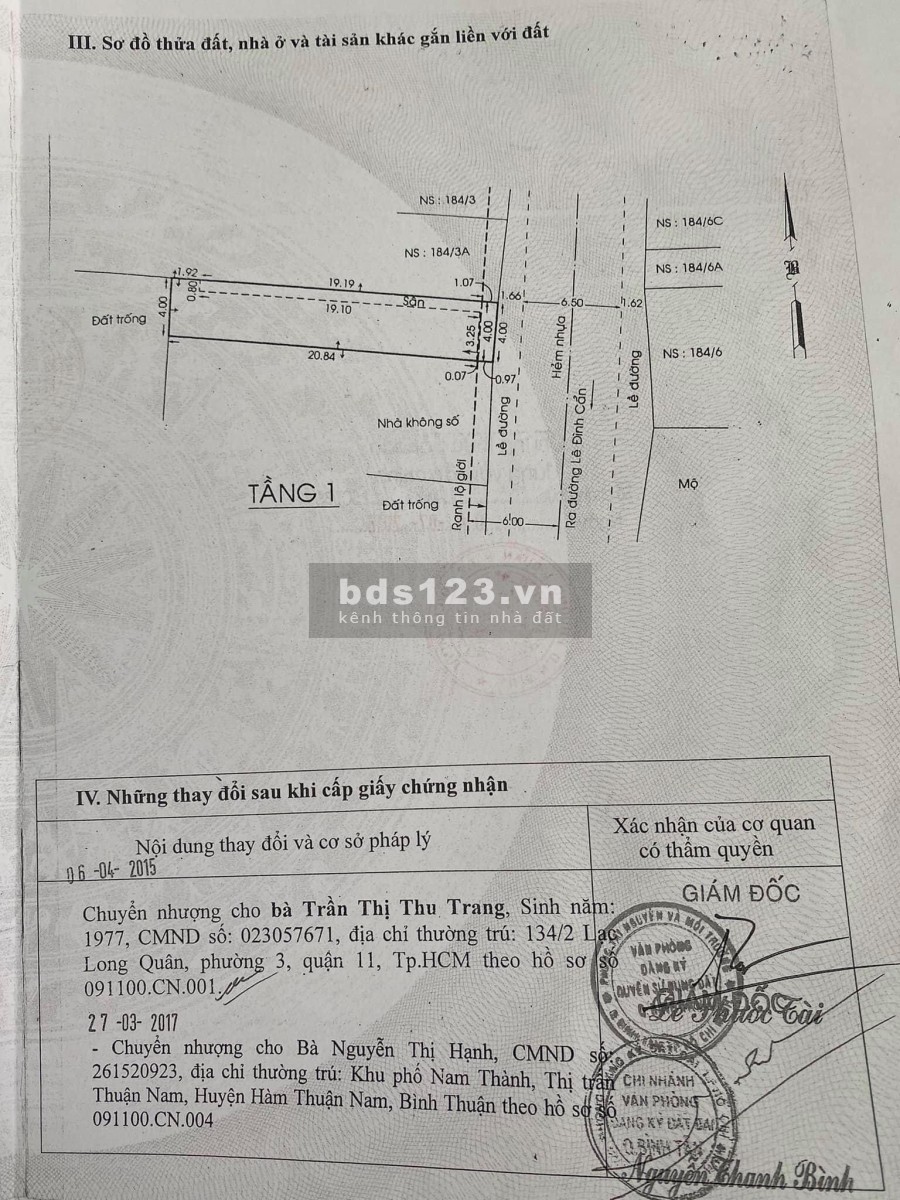 Cần bán gấp căn nhà 184/1A, Lê Đình Cẩn, phường Tân Tạo, Quận Bình Tân, HCM
