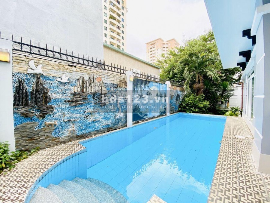 Villa 10x20m hầm trệt 2 lầu 4P,hồ bơi An Phú QUẬN 2