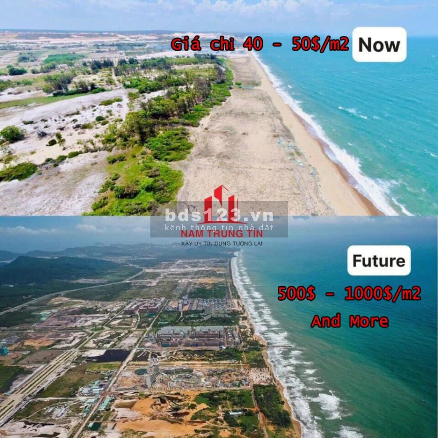 Đất biển Hoà Thắng, Bắc Bình, Bình Thuận, dt 9500m2, đã có sổ