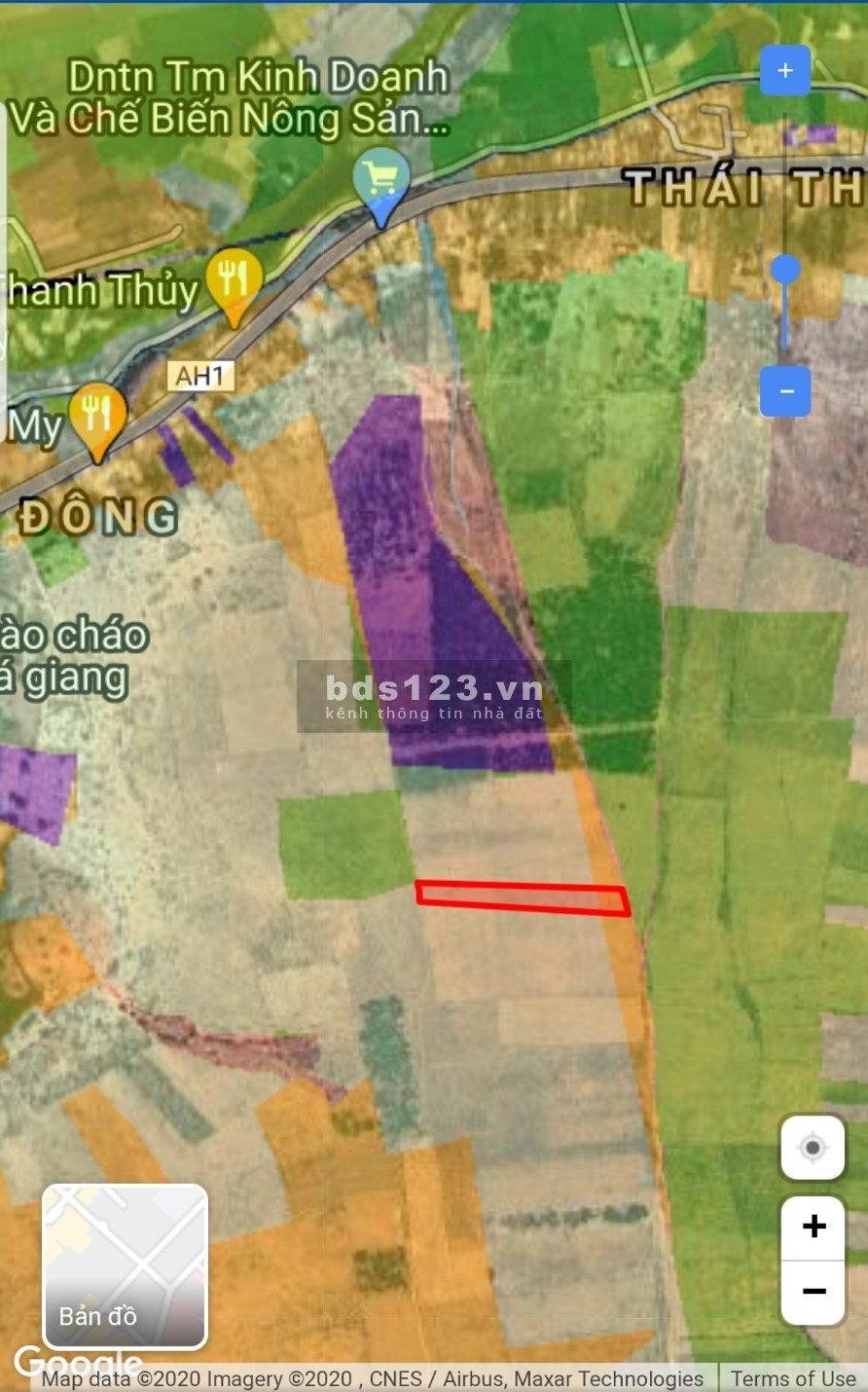 Bán nhanh sổ đổ hơn 1 ha xã Hồng Thái, cách Quốc Lộ 1A 900m, giá chỉ 110 nghìn/m2