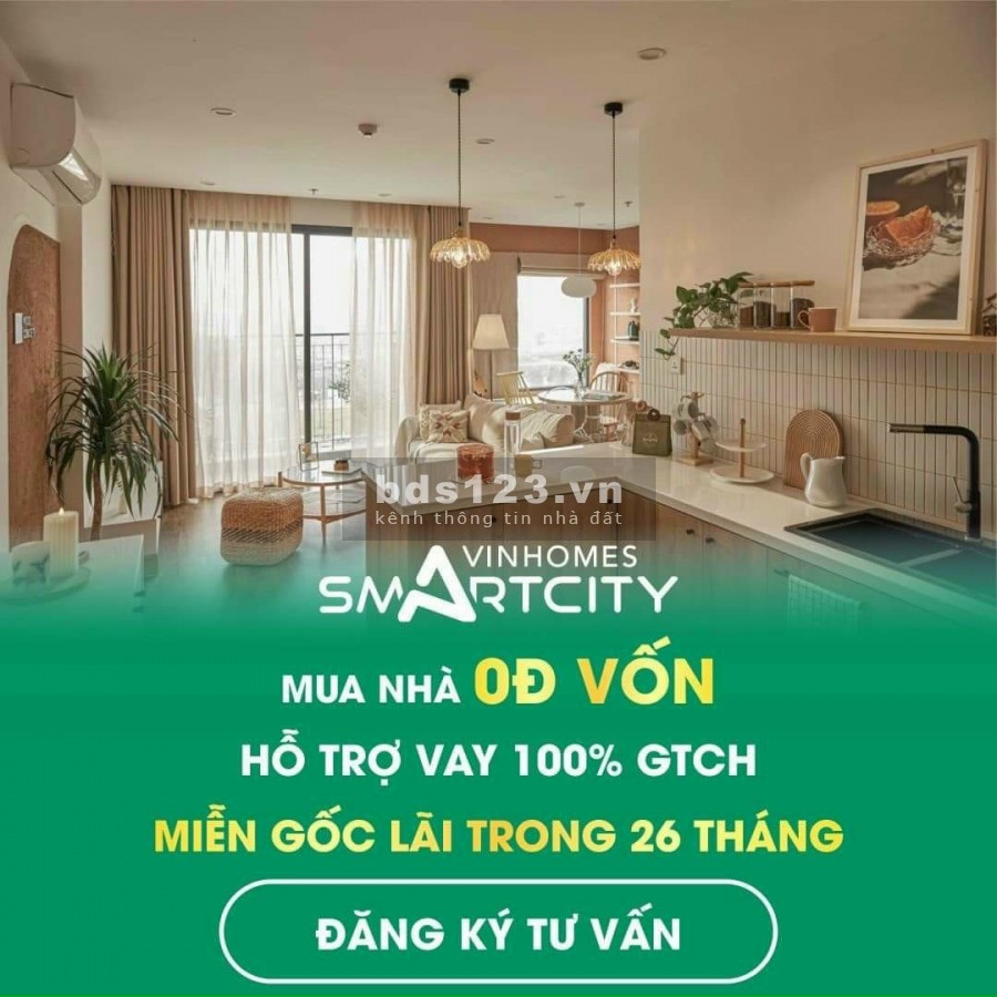 Bán căn 2 ngủ GS3 Vinhomes Smart City Đại Mỗ mua vay 0đ