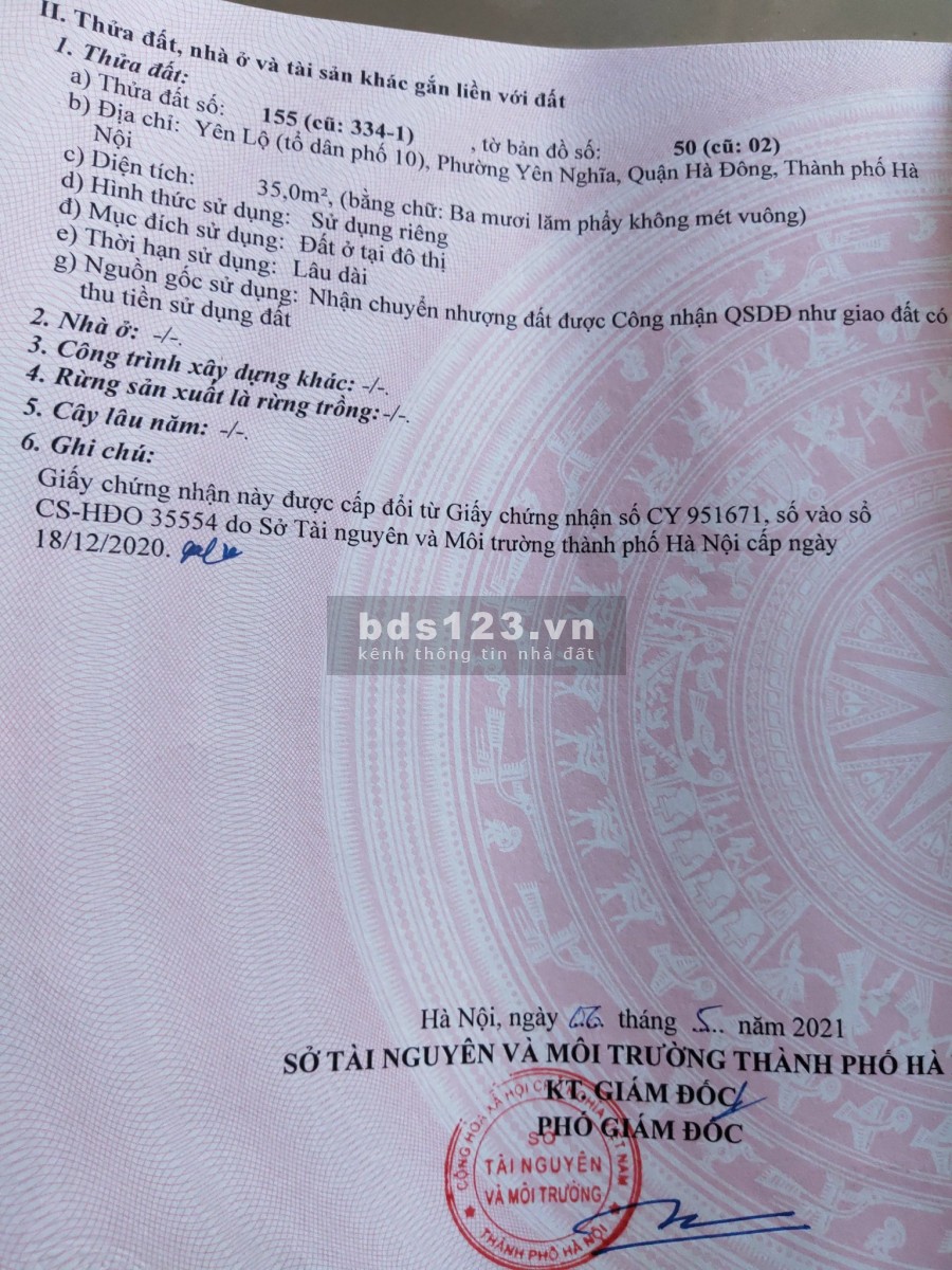 Bán Đất Yên Nghĩa Hà Đông Hà Nội Giá Tốt, Gần Đô Thị Đô Nghĩa