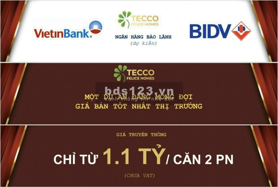 Căn Hộ 1,1 Tỷ TP.Thuận An Bình Dương, ngân hàng hỗ trợ vay 70%