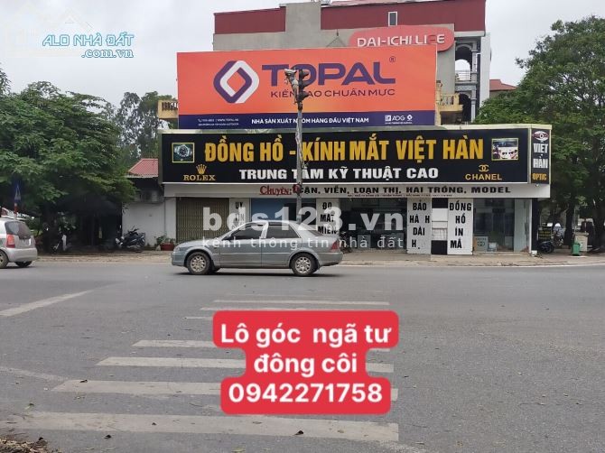 Bán lô góc đẹp ngã tư Đông Côi Thuận Thành Bắc Ninh, hướng Đông, giá hơn 6 tỷ