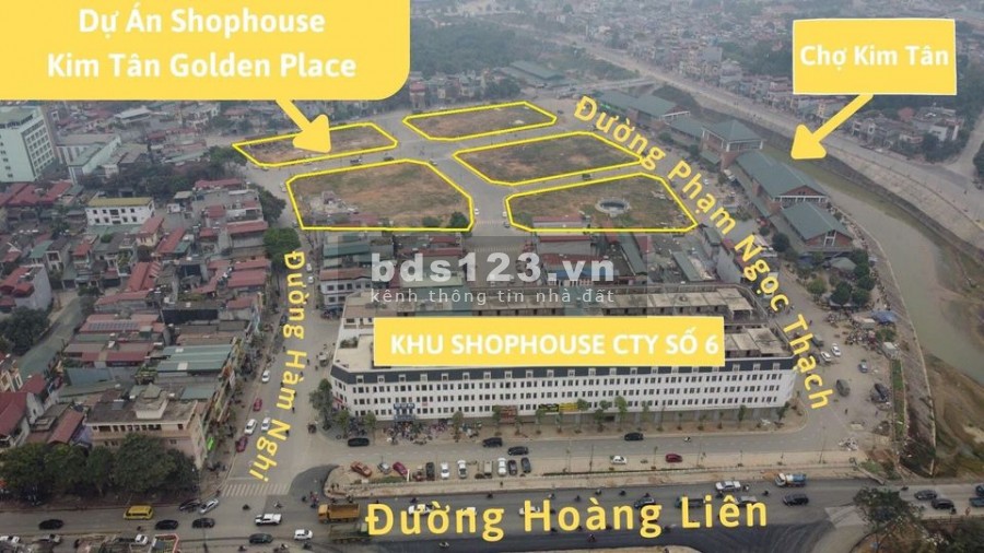 Bán nhà mặt phố 5 tầng shophouse chợ Kim Tân chỉ từ 4 tỷ