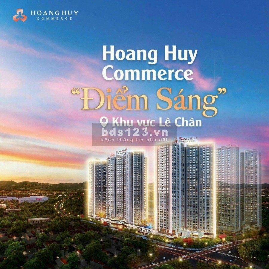 Bán căn hộ chính chủ Hoàng Huy Commerce, đạt tiêu chuẩn 5 sao, giá tốt
