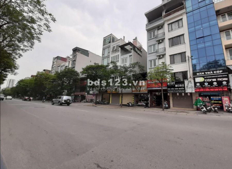 Tòa nhà 1 mặt phố 1 mặt ngõ Trần Quốc Hoàn 7 tầng,thang máy, DT60m2,MT 4.2m giá 25.5 tỷ 0968990560
