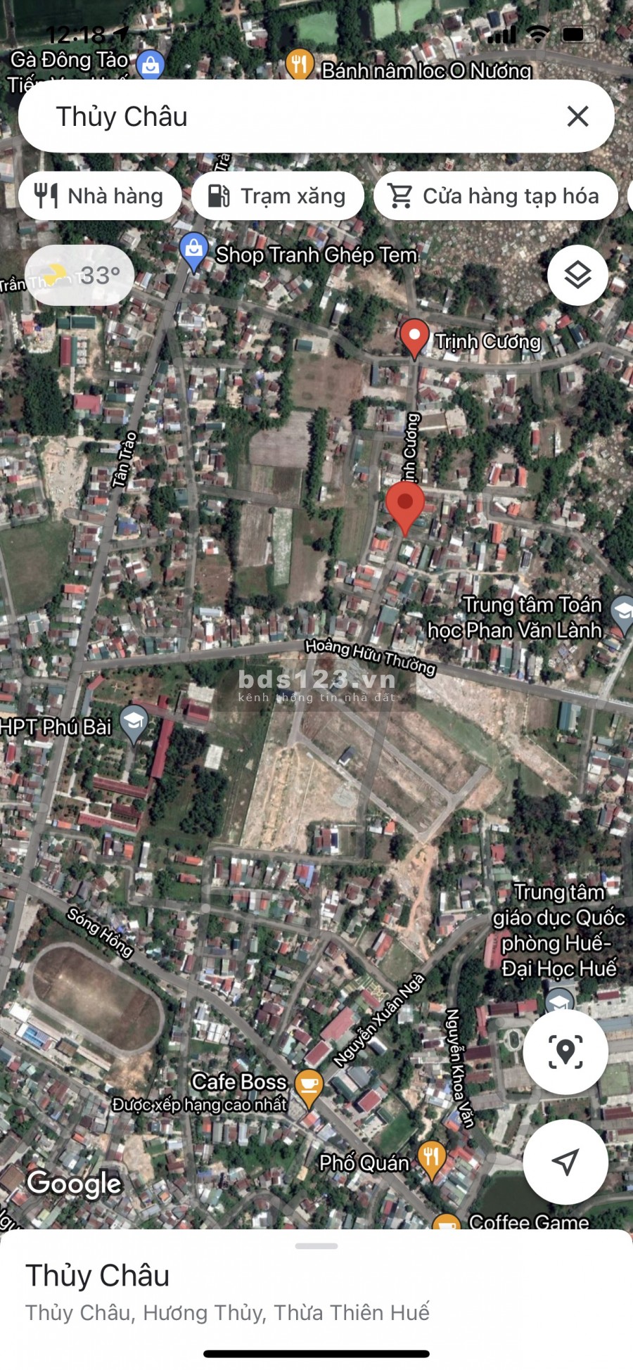 Lô đất chính chủ cần bán nhanh 2 mặt tiền đường Trịnh Cương giá đầu tư tót nhất thời điểm