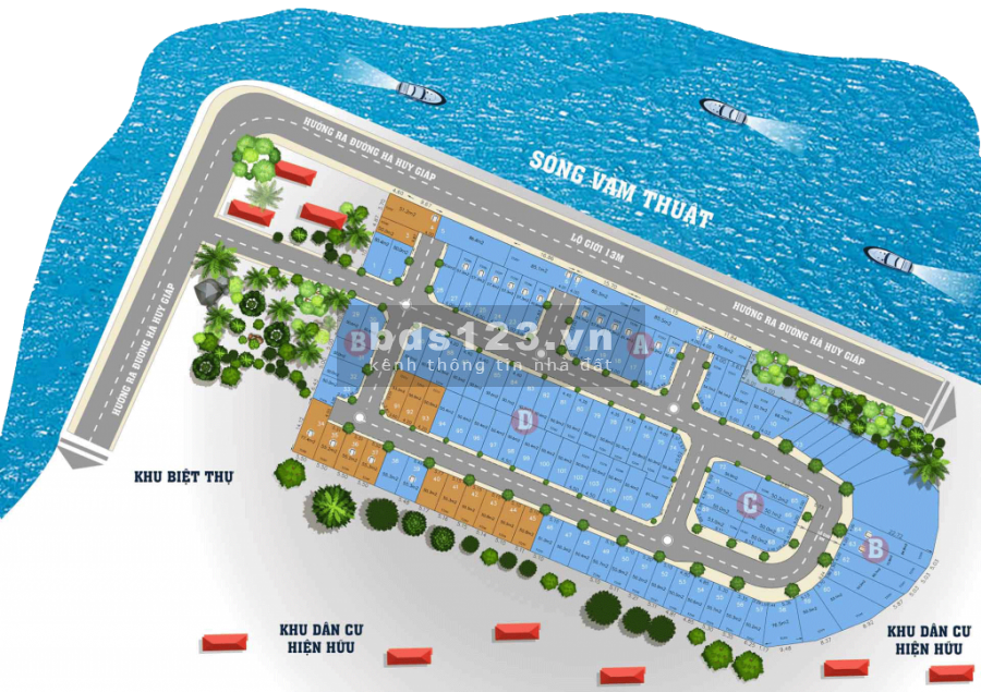 Nhà phố trung tâm quận 12, view sông, đối diện công viên lớn nhất HCM