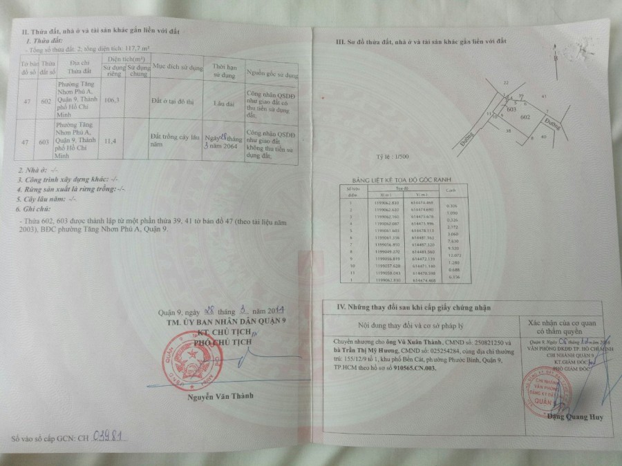 Nhà 1 trệt 1 lầu 117m2 đường Làng Tăng Phú, Quận 9