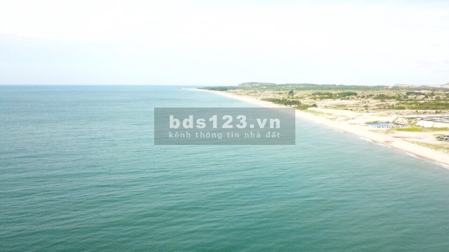 Đất TMDV 1650m2 mặt biển xã Hòa Thắng giá chỉ từ 800k/m2, sổ hồng có sẵn