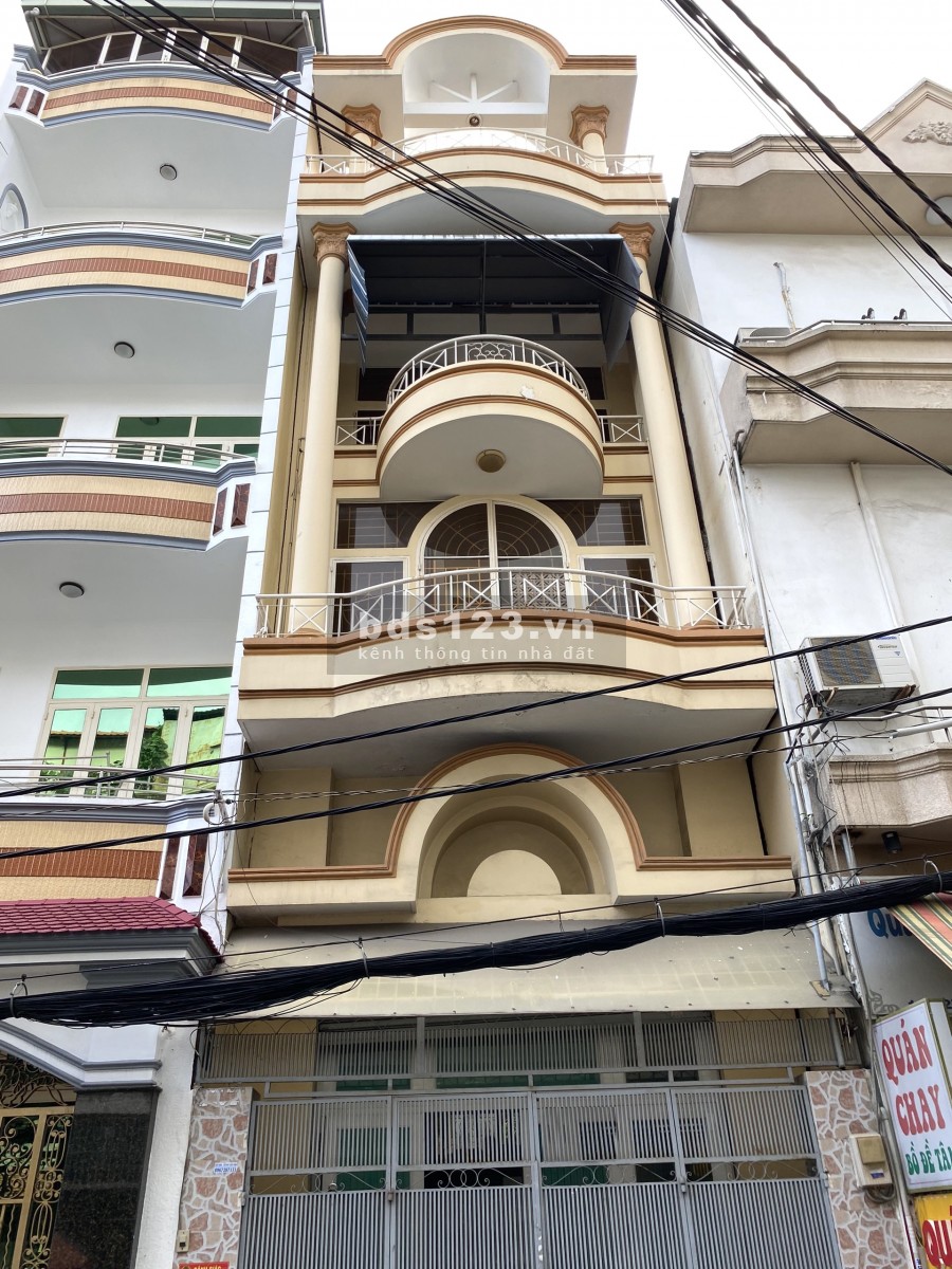 CHDV Cộng Hoà P4, 5x20, trệt, 4 lầu full cải tạo 10P 1MB hđ lâu dài